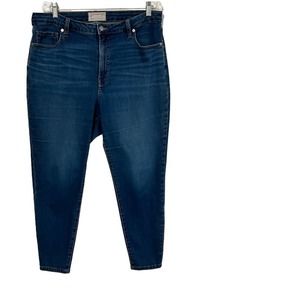 Everlane The Curvy Cheeky High Rise Skinny Crop Jeans Women’s 35 Slimming Denim